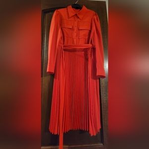 Elie Tahari formal blaze red dress